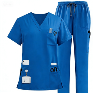 Set di Camici Chirurgici per Sala Operatoria, per Medici, Infermieri, Dentisti, Uso Quattro Stagioni, Tessuto Pettinato, Unisex, Modello OEM, Taglie S-2XL - Product Image 2