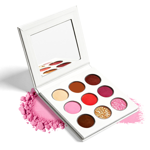 Palette <span class=keywords><strong>de</strong></span> fards à paupières professionnelle en carton, sans <span class=keywords><strong>marque</strong></span>, couleur personnalisée, fini scintillant et mat, fard à paupières à <span class=keywords><strong>marque</strong></span> privée, 9 couleurs, résistant à <span class=keywords><strong>l</strong></span>'eau - Product Image 4
