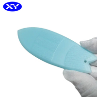 Moule à glaçons personnalisé en plastique avec cuillère, kit de fabrication de glaçons, bac à glaçons en silicone souple à démoulage facile avec couvercle