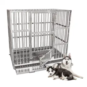 Equipo veterinario de alta calidad, jaulas para perros de animales veterinarios, jaula para perros de acero inoxidable veterinaria