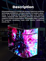 Pantalla LED de Barra Vertical para Interiores de Alto Brillo, Cabina de DJ, Resolución 4K, Video Wall LED de Ahorro de Energía