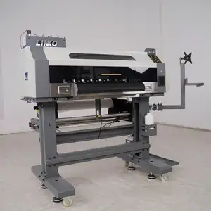 LINKO ชุดเครื่องพิมพ์ DTF หัวพิมพ์4720,เครื่องพิมพ์ Type 60M I3200สำหรับเครื่องพิมพ์เสื้อยืดพร้อมเชคเกอร์ DTF อัตโนมัติ Xp600 A2