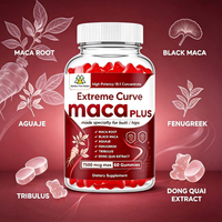 Pilules d'agrandissement des fesses et des hanches Maca OEM de haute qualité avec extraits naturels de plantes, 60 capsules