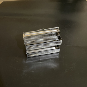 Chất lượng tốt bệnh lý 26 khe cắm Kính trượt nhuộm giá thép không gỉ phòng thí nghiệm tiêu hao trượt nhuộm Jar - Product Image 3