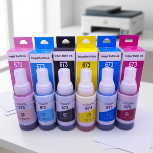 Encre de recharge à base d'eau 70 ml pour imprimantes numériques Epson séries L3110 L3150 - Product Image 4