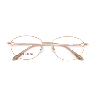 Montura de Gafas Ovaladas para Mujer, Modelo 34833, Ligeras, Metálicas, Montura Completa, Gafas Danyang - Product Image 2