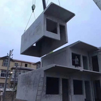 Maisons modulaires préfabriquées en béton - Structures en béton armé, panneaux sandwich, large gamme de tailles pour dortoirs