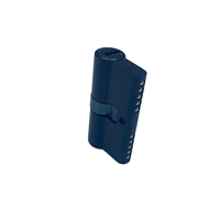 LCKLUX Vendedor caliente Hierro/Latón/Zinc/Cilindro de bloqueo de aluminio 3 Llaves Alta seguridad Fácil instalación 60/70mm