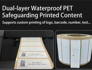 Etichetta Adesiva <span class=keywords><strong>RFID</strong></span> UHF Durevole per Magazzino con Adesivo <span class=keywords><strong>3M</strong></span> Impermeabile e Lettura a Lungo Raggio per Pallet Logistici - Product Image 4