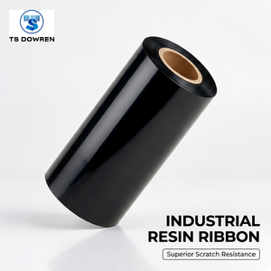 Ruban en résine noire ultra durable 110 mm x 300 m, résistance chimique extrême, ruban TTR pour étiquettes de moteur automobile - Product Image 2