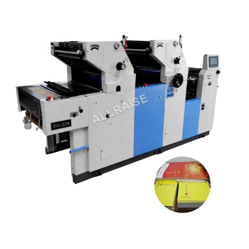 Macchina da stampa Offset multicolore macchina da stampa Offset automatica formato A2 A3 A4 fornita stampante Flatbed sostenibile 1500