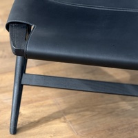 Fauteuil simple Degas de style vintage pour salon, en bois massif, de loisirs, rétro, haut de gamme, inclinable et pliable, antique, pour la maison