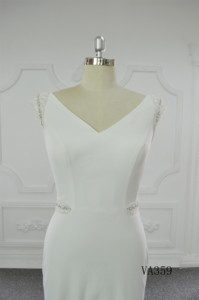 Indonesia kebaya đơn giản và sạch sẽ váy cưới Nàng Tiên Cá thanh lịch - Product Image 2