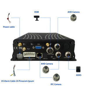 Mdvr 1080P 4CH แบบมืออาชีพพร้อม gps/ 4G/Wi-Fi 2TB HDD ADAS & <span class=keywords><strong>DSM</strong></span> สำหรับการตรวจสอบความปลอดภัยของรถแท็กซี่รถบัสรถบรรทุก - Product Image 3