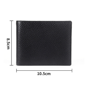 Cartera de <span class=keywords><strong>Negocios</strong></span> de Cuero Genuino Delgada para Hombre, Estilo Vintage de Alta Calidad, Cierre Abierto RFID, Forro de Poliéster, con Ranura para Tarjeta SIM - Product Image 5