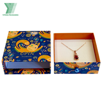 Caja de Joyería Ecológica con Logotipo Personalizado, Caja de Regalo de Joyería de Cartón Extraíble con Embalaje de Papel