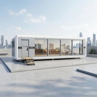 Maison préfabriquée intelligente moderne et écologique F37, petite structure en acier, maison modulaire préfabriquée pour hôtel, logement