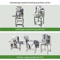 Hamburger semi-automatique commercial de restaurant de pépite de poulet coréen de la Jamaïque faisant la machine industrielle