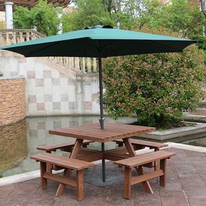 ชุดโต๊ะเก้าอี้ปิกนิกไม้สำหรับสวนกลางแจ้ง 8 ที่นั่ง รุ่นใหม่ล่าสุด - Product Image 6