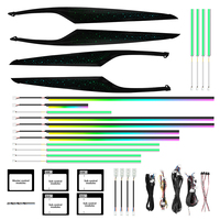 Kit d'éclairage d'ambiance dynamique et coloré pour BMW Série 5 G30, accessoires d'éclairage LED intérieur de voiture, kit de garnitures