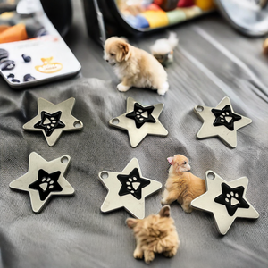 תגיות זיהוי לחיות מחמד מודפסות בהתאמה אישית, דו-צדדיות, ידידותיות לסביבה, חמודות, מסאטן, עם דוגמת חיות, סיטונאי יצרן - Product Image 6