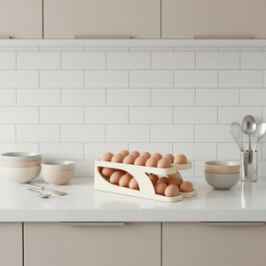 Contenedor de Huevos Deslizante de Plástico Oppbag para Refrigerador, de Cuatro Niveles, con Rodillo Automático, a Prueba de Caídas, para Encimera de Cocina - Product Image 2