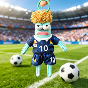 Maglia da Calcio per Bambole Stile Squadra Nazionale Francia Brasile Argentina, in Tessuto Sicuro, Unisex, Modello Bikini Bottom Fish Doll - Product Image 5