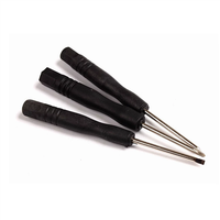 Mini tournevis 2 mm 3 mm pour réparation de téléphone portable, tournevis de précision isolé de poche
