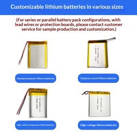 Baterai Lithium Polymer 1260110 10000 MAh Pengganti Baterai Power Bank