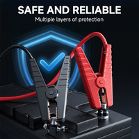 C2 Rechargeable Car & Motorcycle Jump Starter Tire Inflator 3-150PSI 6000mAh Portable Power Bank Digital Display LED Lighting