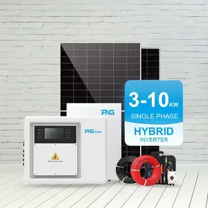 Png Solar Inverter 5kw 6,5kw 8,6kw 10kw Hybride Omvormer Met Li Ion Opslag Batterij