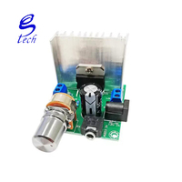 Papan plifier harga bagus, papan penguat daya dua saluran tanpa suara 12V selesai FE-9720B TDA7297
