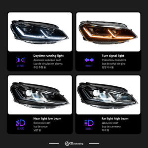 Especial 13-17 Volkswagen High 7 7,5 Conjunto de faros LED Streamer modificado Luz de circulación diurna Accesorios de actualización de dirección - Product Image 2