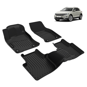 Pièces automobiles Revêtements de sol de voiture tous temps 3D TPE tapis de sol de voiture tapis pour VW Atlas <span class=keywords><strong>cross</strong></span> sport Tiguan tapis de coffre - Product Image 1