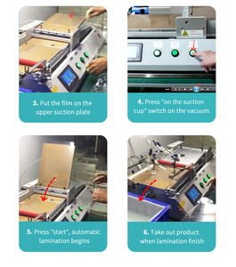 Machine de stratification de Film LCD pour feuille Flexible à couverture d'ordinateur portable avec Film OCA PFT PVC 500um 1200um - Product Image 4