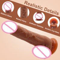 Télécommande, couleur chair, doux, réaliste, chauffant, télescopique, énorme dildo XXL, étanche IPX6, 9 modes de vibration, jouet sexuel pour femmes