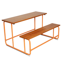 Chaises de bureau réglables en bois et acier inoxydable au design moderne, ensemble de mobilier scolaire 3 ans de garantie