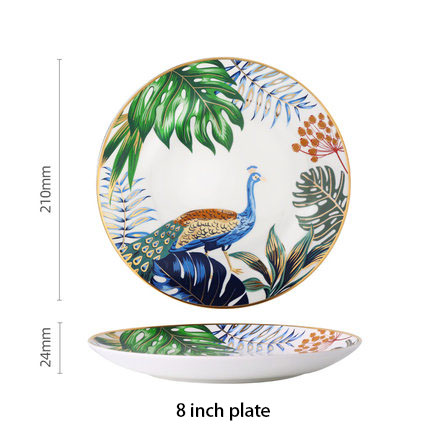 Plaque de 8 pouces de style D