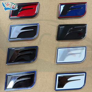 Emblème de voiture chromé ABS F Sport, autocollant latéral arrière pour aile, pour GS350 GS450 IS250 IS350 <span class=keywords><strong>Lexus</strong></span>, logo, badge, autocollant de coffre - Product Image 6