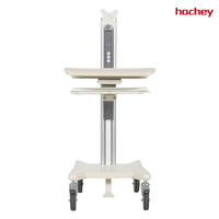 Chariot médical mobile pour instruments, fourni par l'usine, pour moniteur, ECG et équipement d'échographie