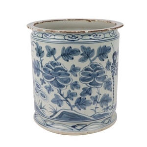 Lọ hoa sứ vẽ tay hoa chim cổ điển RZSX09-A/<span class=keywords><strong>B</strong></span>/C/I/<span class=keywords><strong>O</strong></span>/<span class=keywords><strong>P</strong></span>, kiểu dáng cổ, chất liệu gốm sứ, để <span class=keywords><strong>b</strong></span>àn - Product Image 1