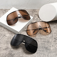 Lunettes de soleil unisexes tendance, à monture intégrale, de haute qualité, personnalisées, à la mode, à la mode sur internet, avec protection UV400, pour les vacances