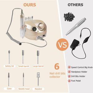Máquina Profesional para Pulir Uñas, Herramienta Eléctrica Portátil de 35000 RPM para Uñas Acrílicas - Product Image 2