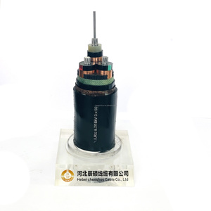 Bọc thép cáp điện 3 lõi điện áp cao xlpe cáp đồng nguyên chất lõi công nghiệp yjlv22 8.7/15KV - Product Image 4