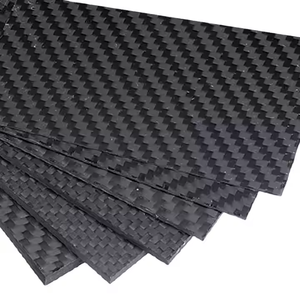 Tablero de carbono de pantalla de tejido de sarga liso ligero con acabado mate brillante de fibra de 3k de gama alta para altavoz - Product Image 1