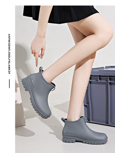 Botas de Lluvia de Neopreno para Hombre, OEM, Impermeables, Ligeras, Duraderas, Antideslizantes, de 6 Pulgadas, Deportivas, para Tobillo - Product Image 6