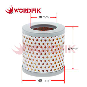 F002 Suku Cadang Pompa Vakum Elemen Filter Udara Masuk 65x65x69mm Filter Eksternal Pompa Vakum - Product Image 1