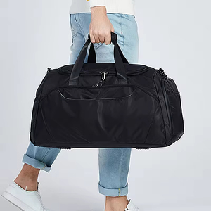 Bolsa de viaje antirrobo, elegante bolsa de viaje impermeable para hombre, bolsa de lona de lujo, zapatos personalizados de nailon, bolsa de lona con cerradura/ - Product Image 6