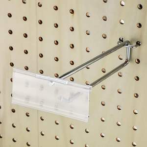 Crochet mural en plastique Hookei pour panneau perforé, longueur 100 mm, diamètre du fil 5 mm, capacité de charge supérieure à 26 lb - Product Image 6