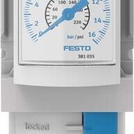 วาล์วลดแรงดัน Festo Filter รุ่น MS4-LFR-1/4-D6-CRV-AS ขนาด 1/4 นิ้ว สำหรับแก๊ส อุณหภูมิปกติ - Product Image 2